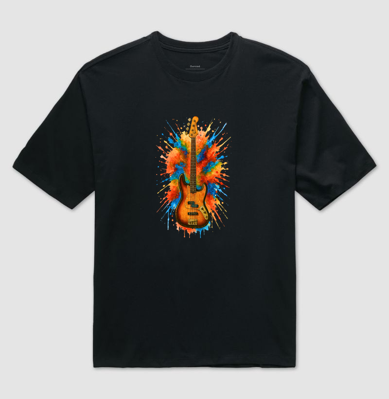 Oversized para Baixista – Design Realista 