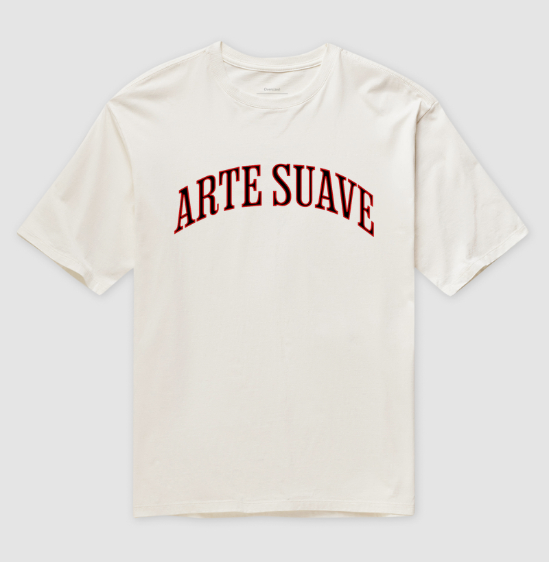 Camiseta Oversized Arte Suave