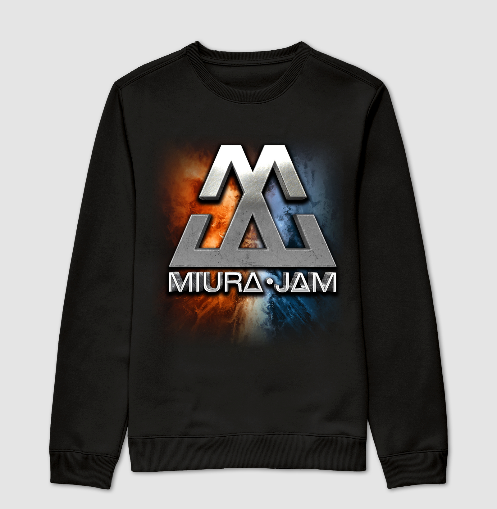 Logo Miura Jam Fogo e Gelo (Suéter Moletom)