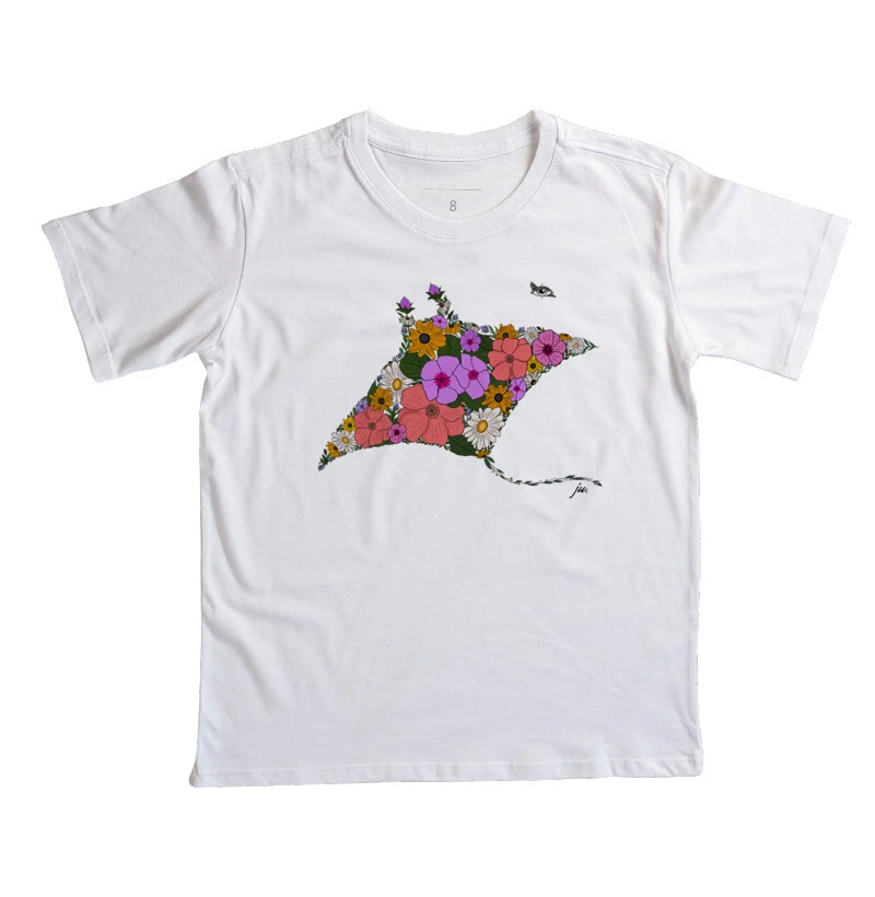 Camiseta Infantil - Arraia Floral