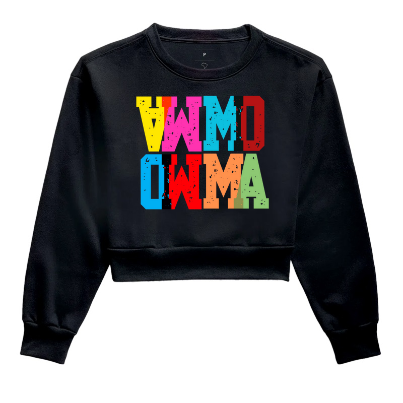 Cropped moletom AWMDMA 