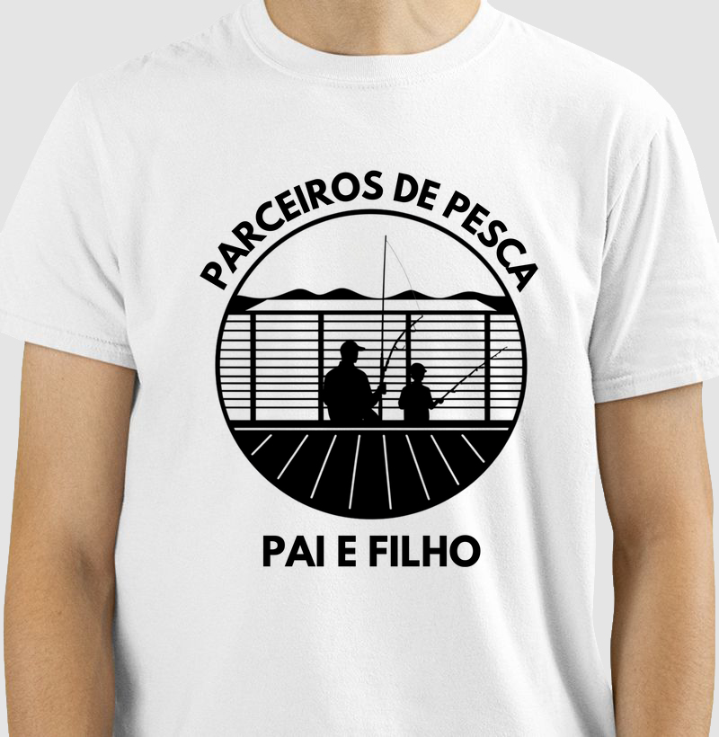 Camiseta Pai e Filho - Pesca