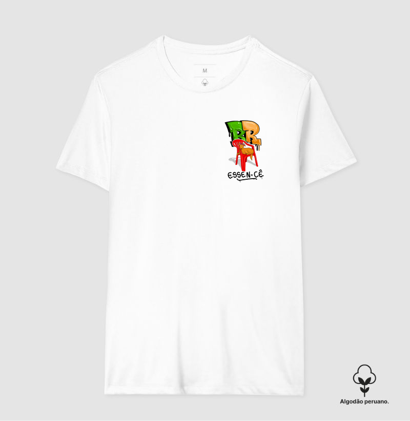 Camiseta (masc/fem) algodão peruano - ''Brasilidades''