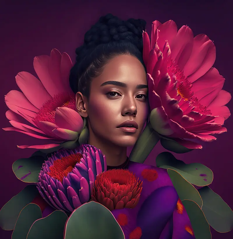 As flores de cactos