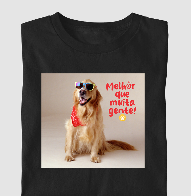 Camiseta Melhor que Muita Gente