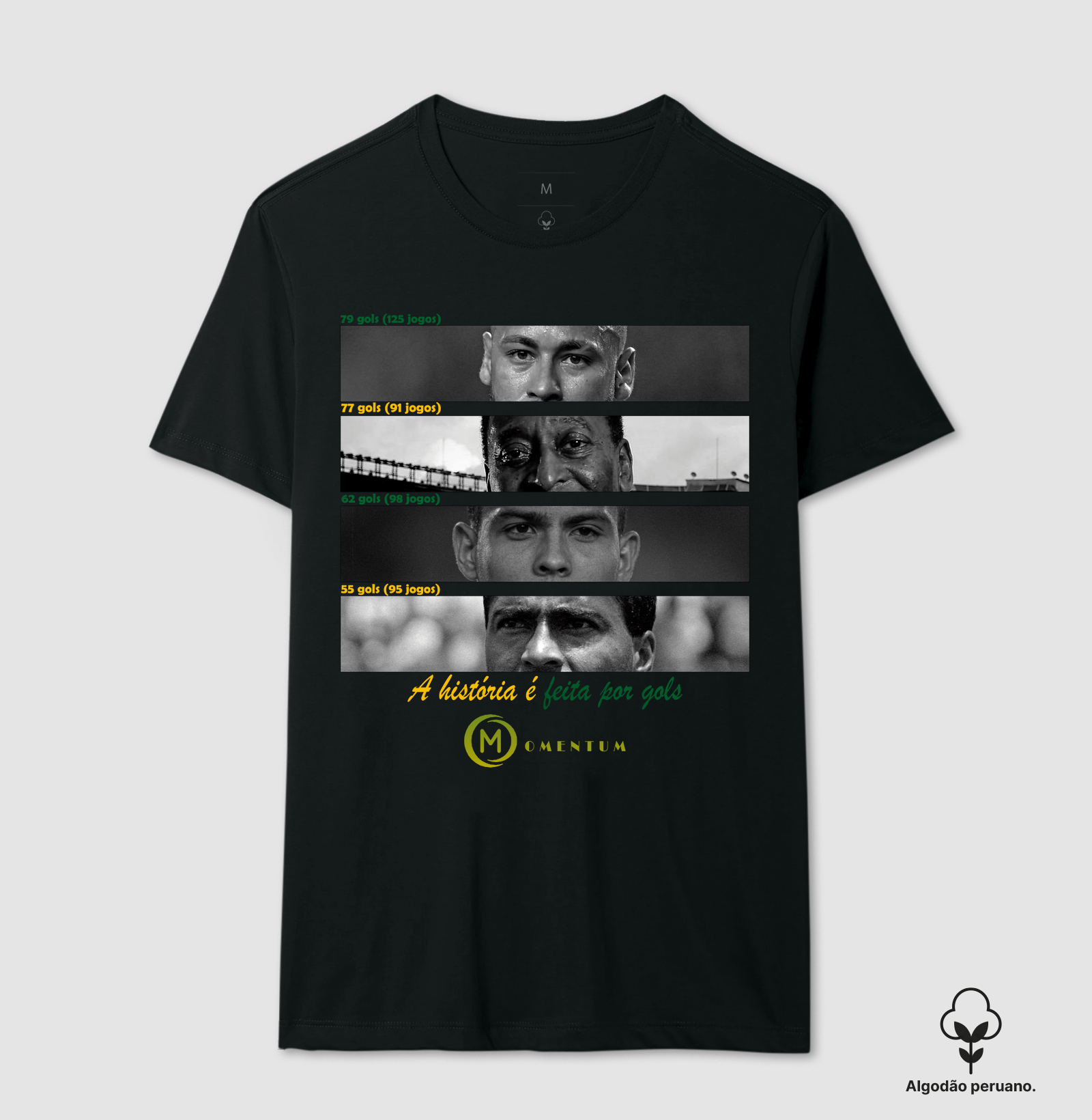 Camiseta Artilheiros da Seleção | A História em Gols