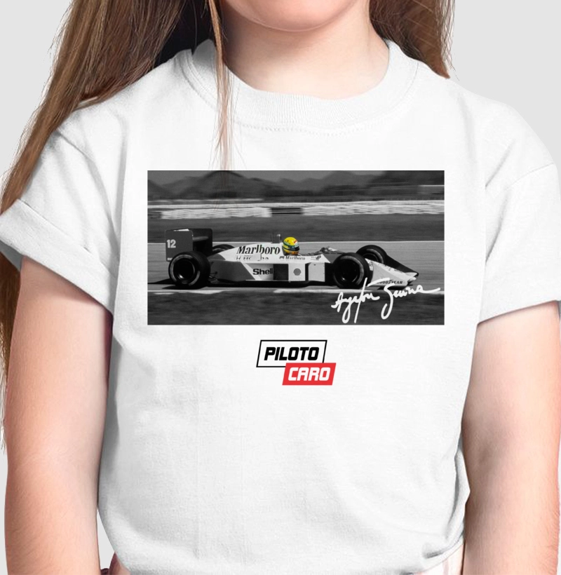 Camiseta infantil Ayrton Piloto Caro