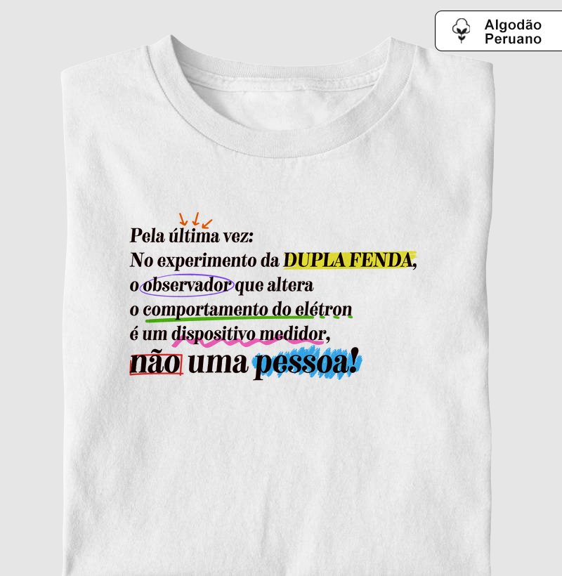 Observador da dupla fenda