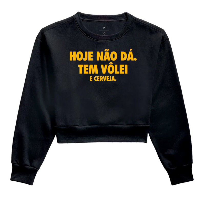 Hoje não dá. Tem vôlei e cerveja