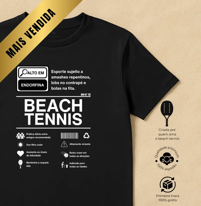 Beach Tennis Rótulo