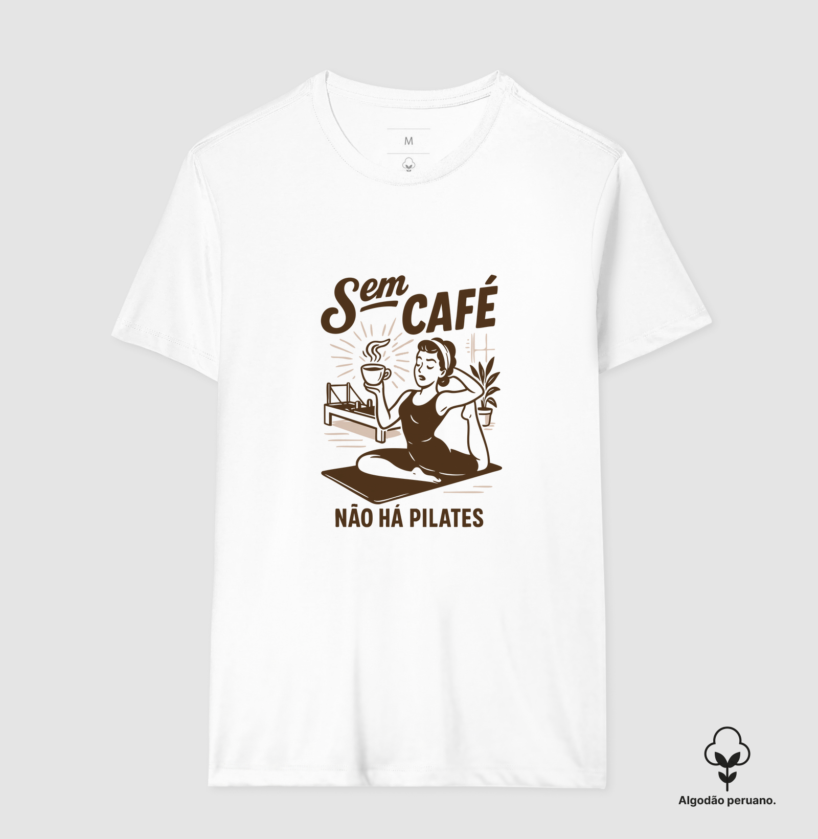 Sem café não há pilates.