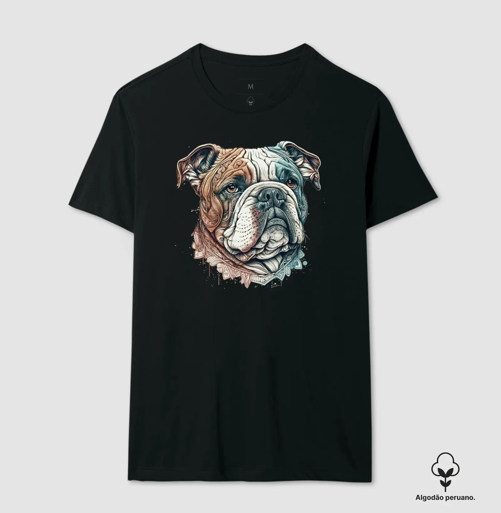 Hey Bulldog - Produto Premium - Algodão Peruano
