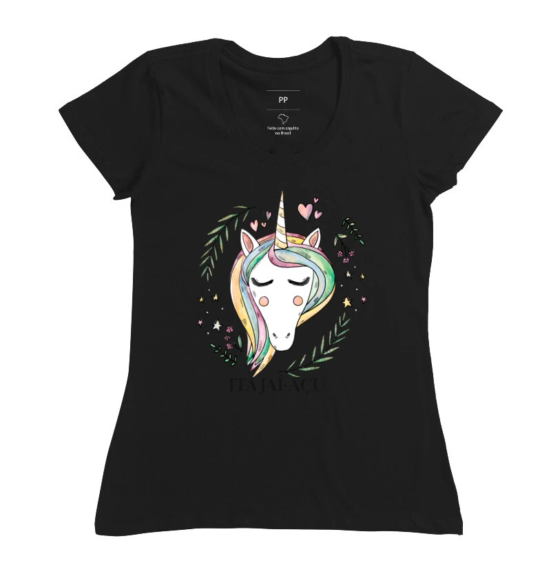 Camiseta Fem. Itajai-açu Unicornio 