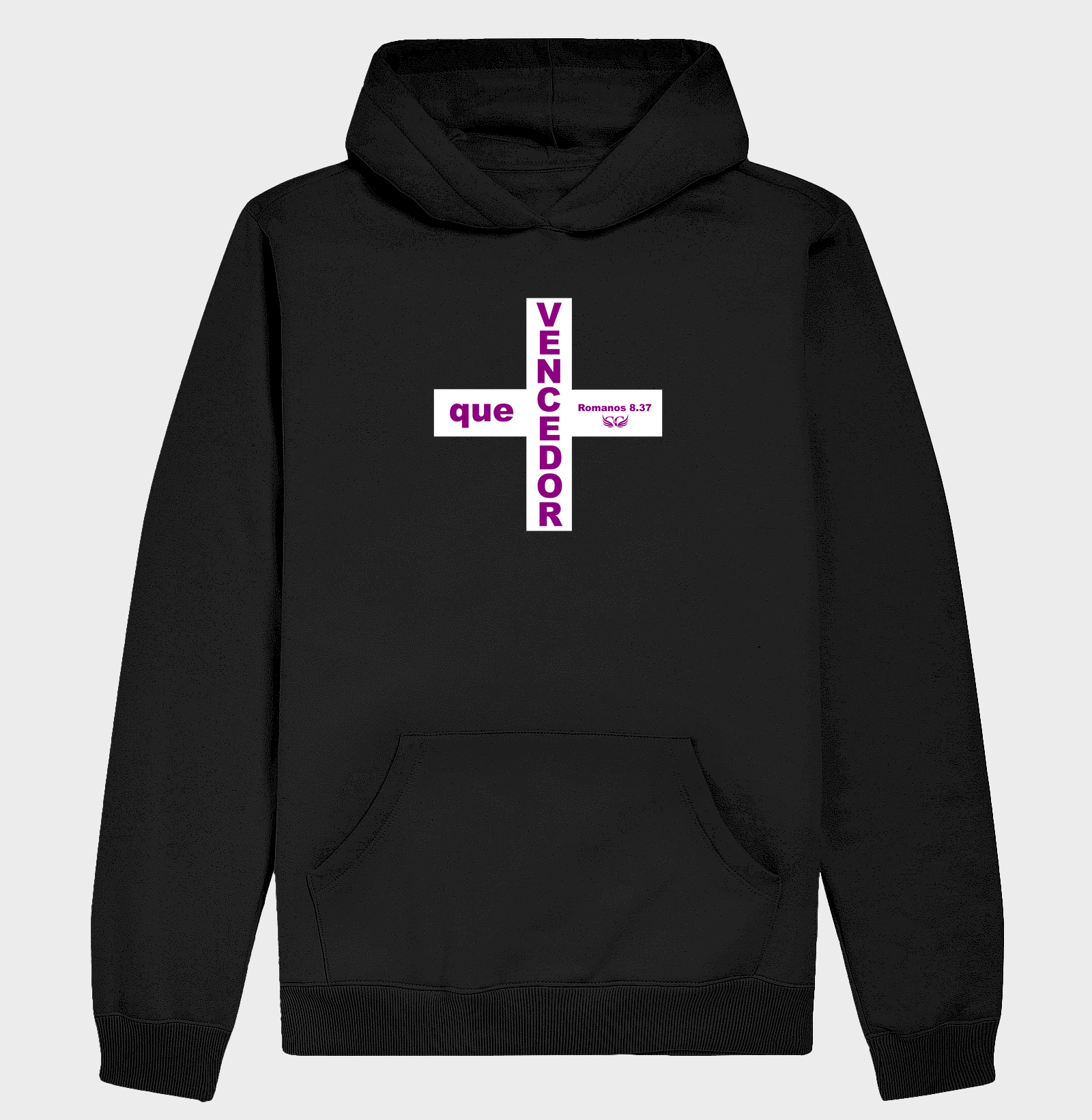 Camiseta Cristã + que vencedor Rm 8.37