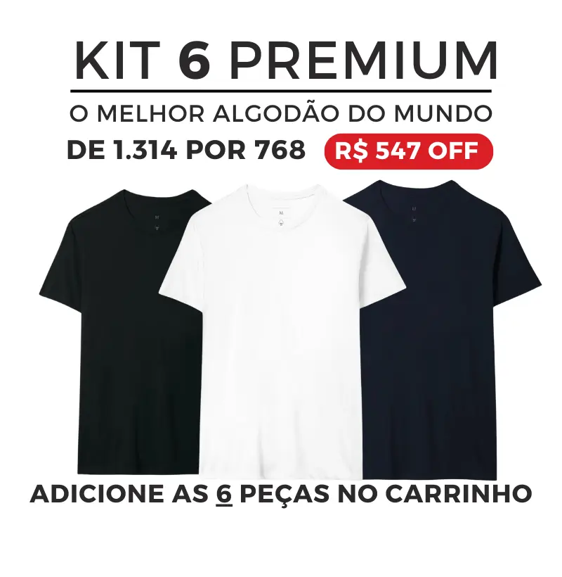 KIT 6 Premium Lisas - $127/un + Frete Grátis 