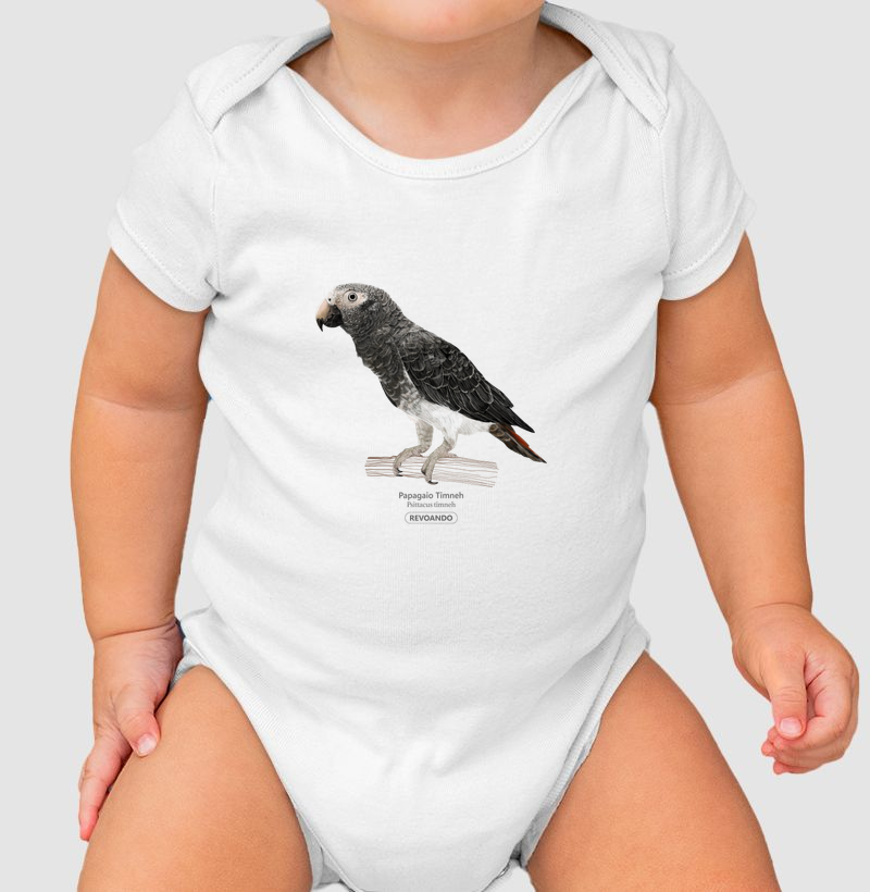 Love Friends - Papagaio Timneh - Body Infantil