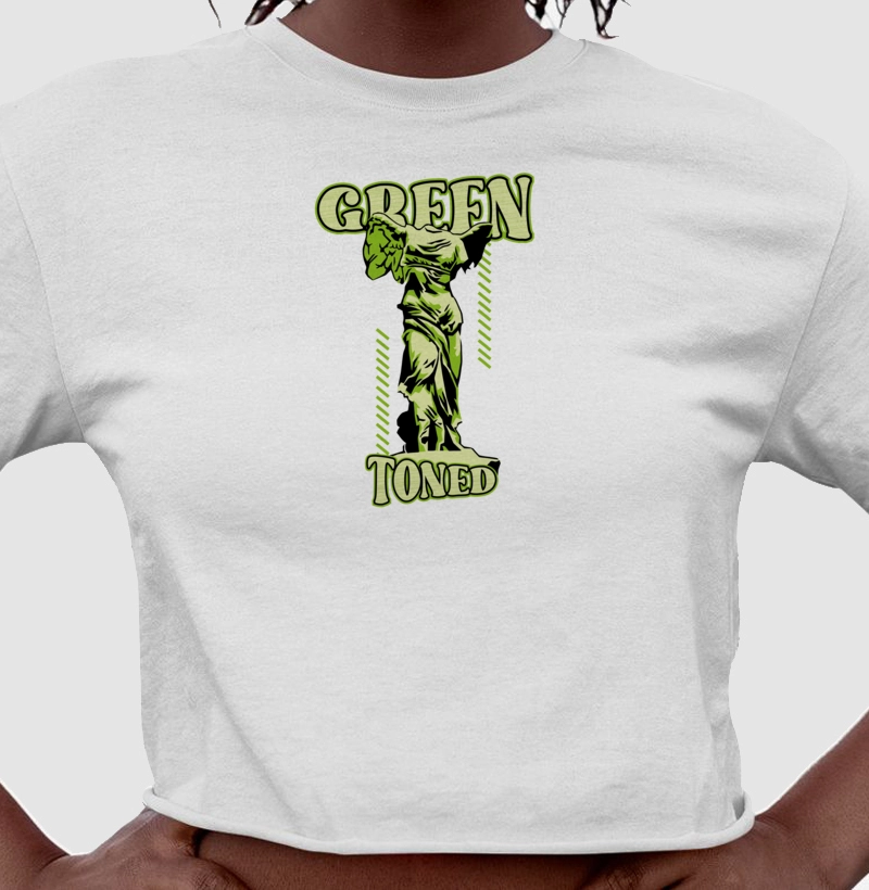 Camiseta Cropped Deusa Grega
