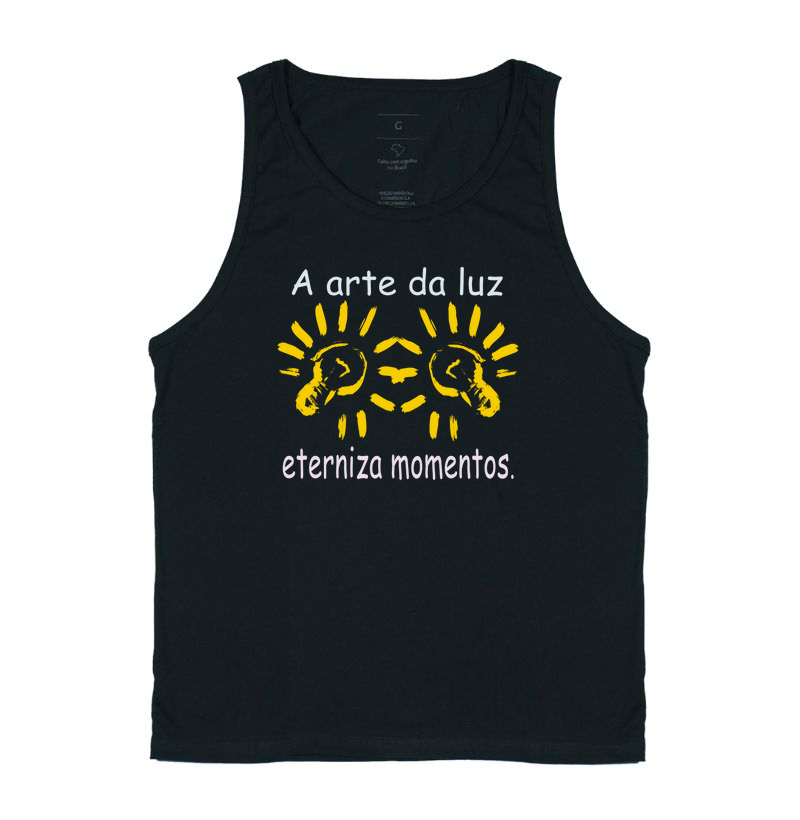 Camiseta estampa luz