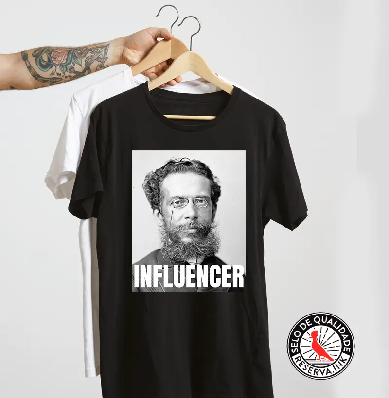Camiseta - Influencer Machado de Assis