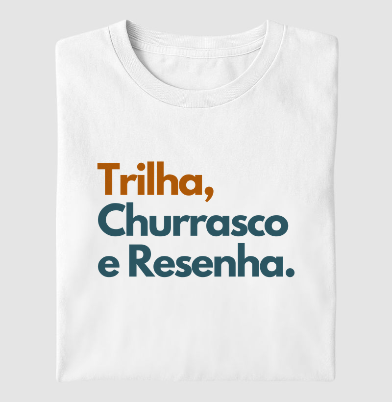 Trilha, churrasco e resenha