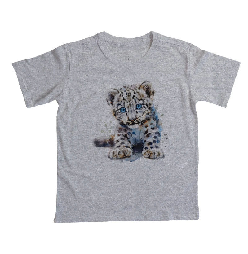 Camiseta Leopardo-das-neves