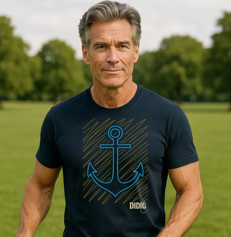 CAMISETA ÂNCORA NEON