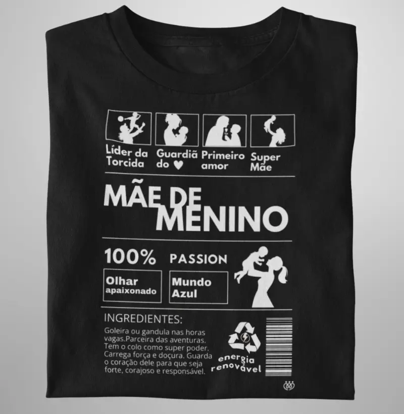 Mãe de menino - Super Mãe