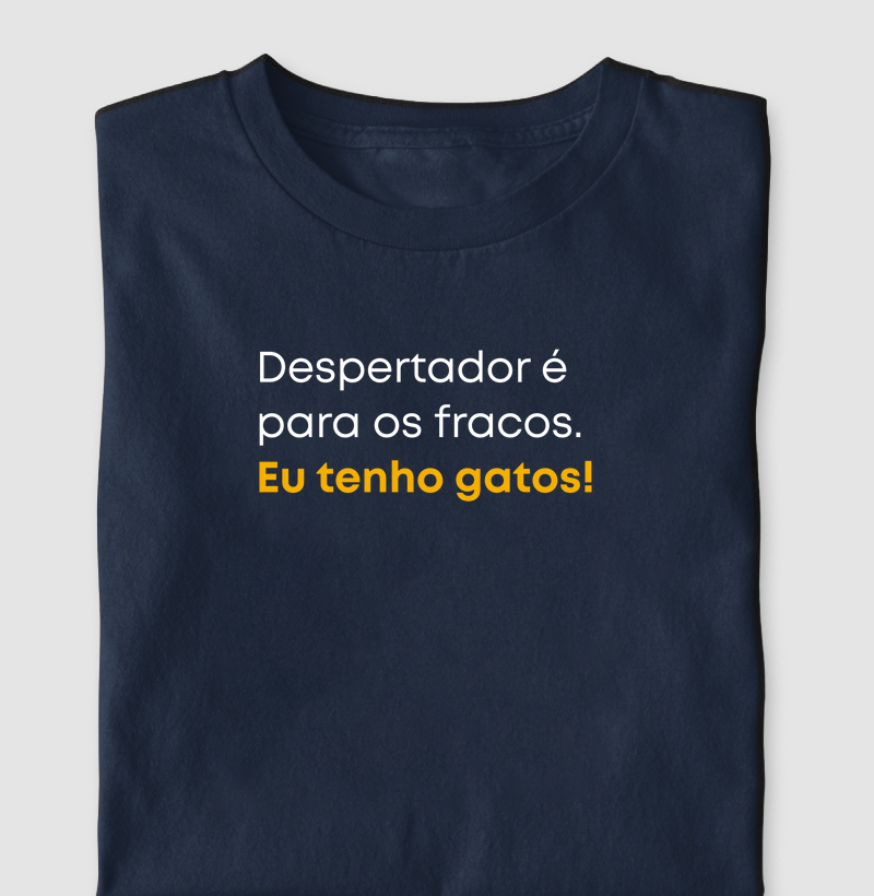Despertador pra quê? Eu tenho gatos