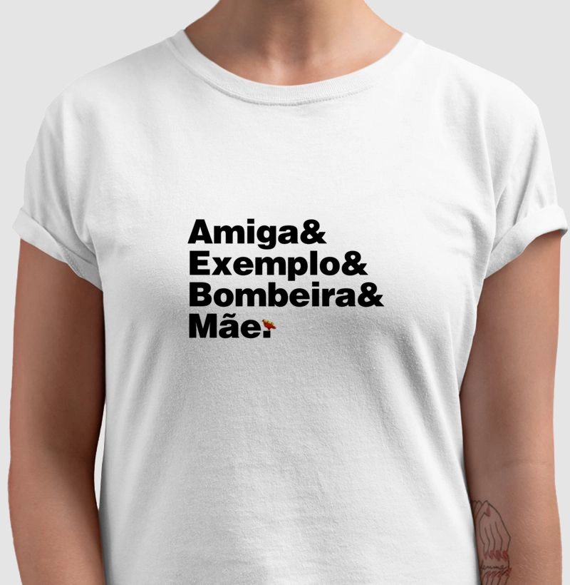 Amiga Exemplo Bombeira Mãe