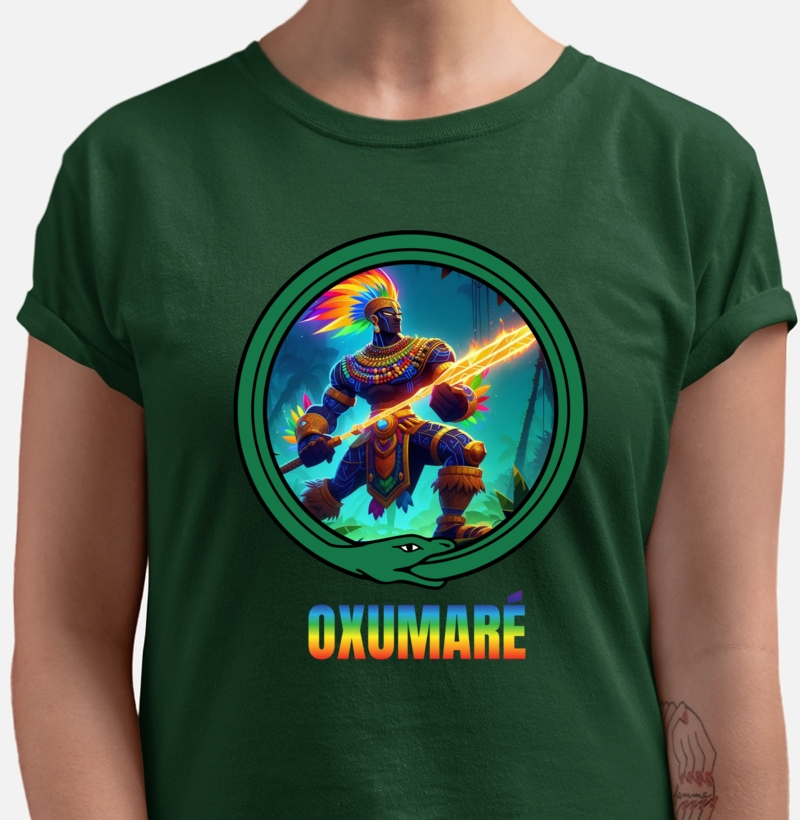 Camiseta 100% Algodão - Oxumaré