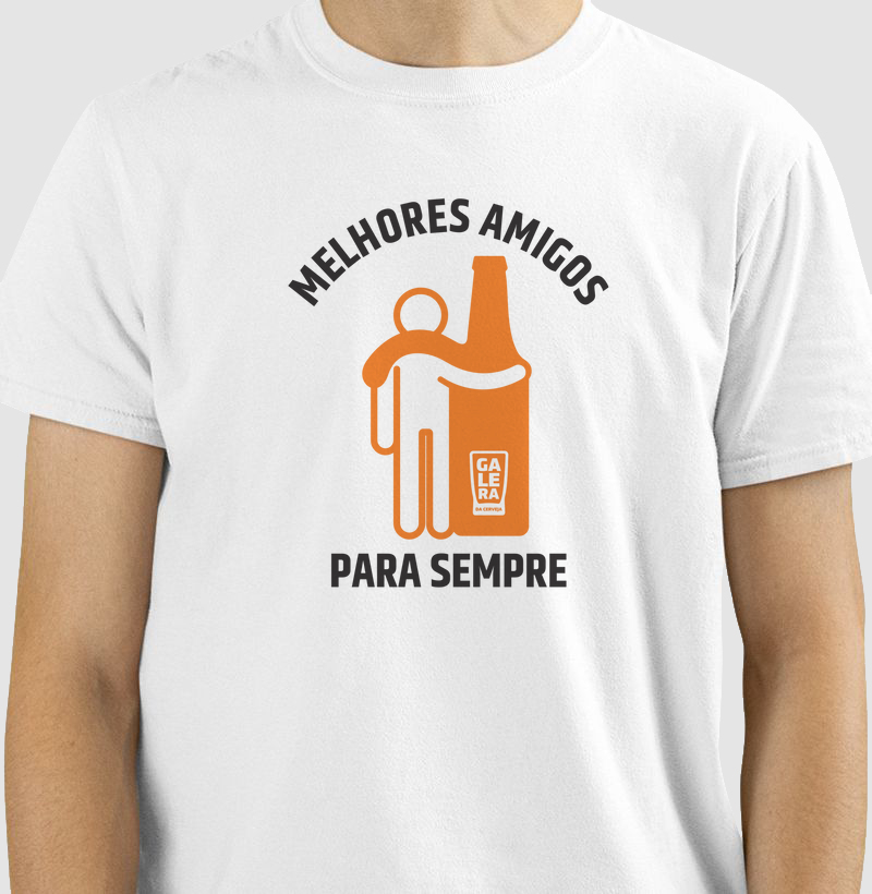 Melhores Amigos Para Sempre Branca
