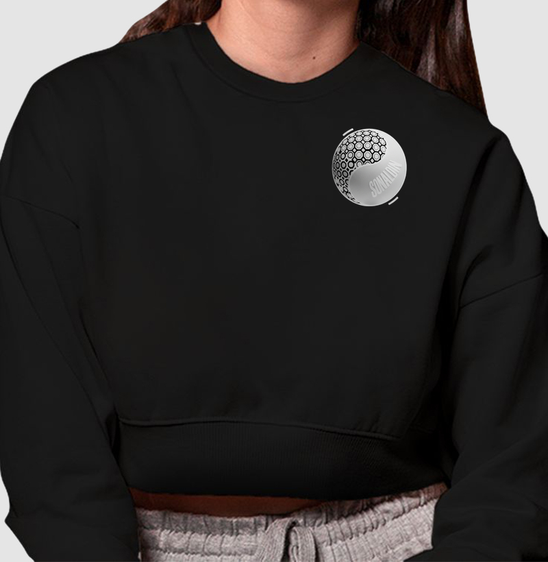 CROPPED MOLETOM BÁSICA