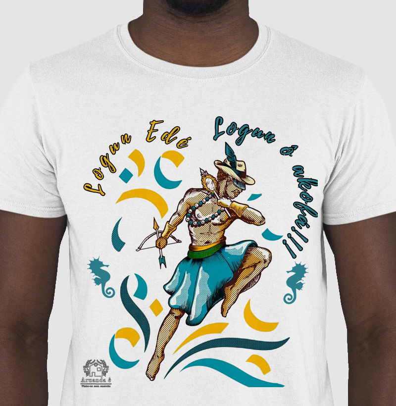 Camiseta Logun Edé cores 100% Algodão