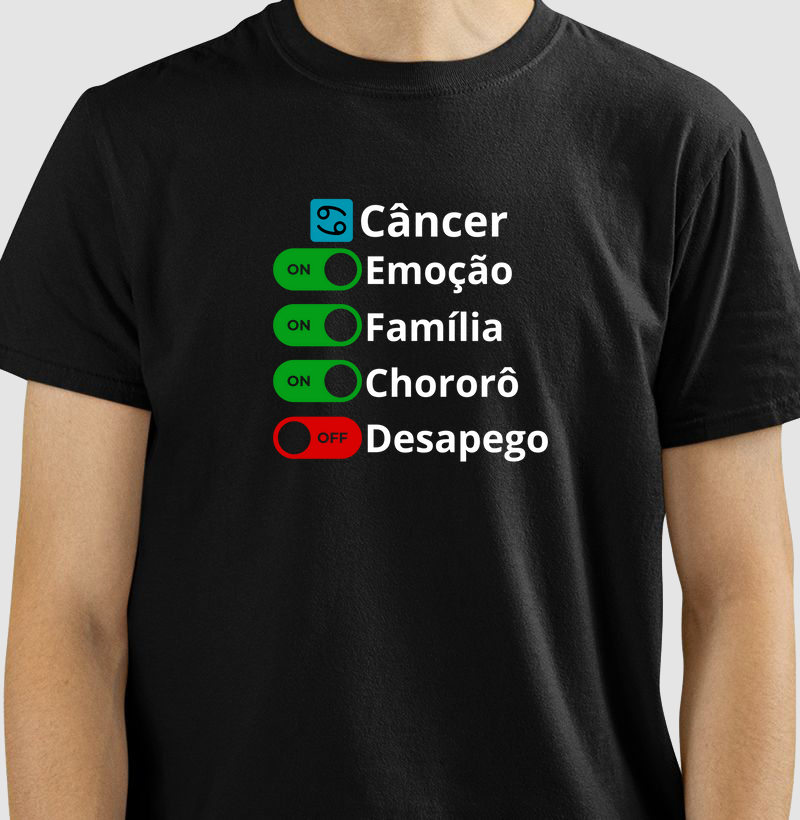 Camiseta Câncer Vibes