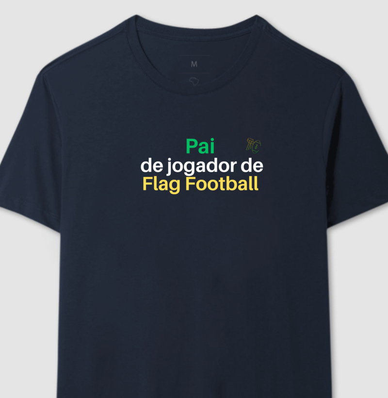 Camiseta algodão "Pai de jogador de FF"