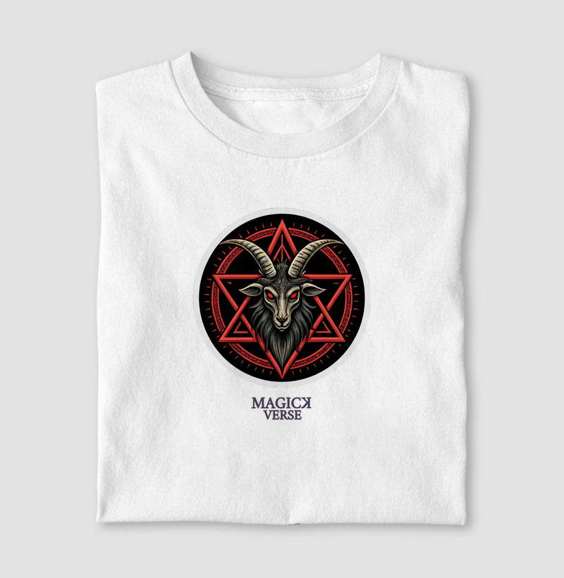 Hexagrama com Baphomet - Sm