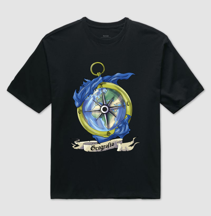 Camiseta Navegação de Geografia