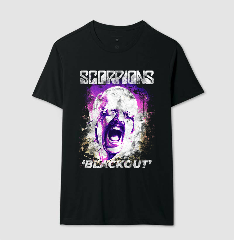 Camiseta Scorpions - Blackout