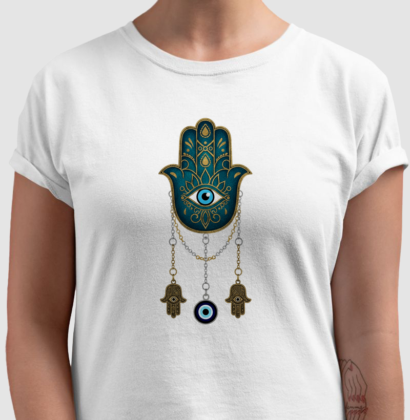 Mão de Hamsa - Pingentes