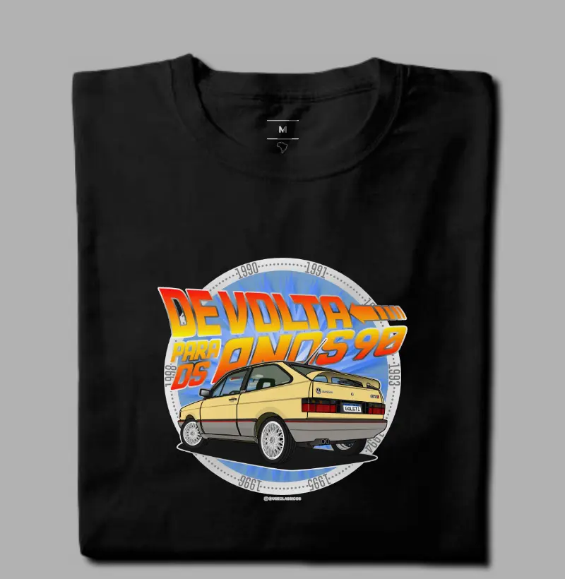 De volta para os anos 90 - Gol GTI Amarelo