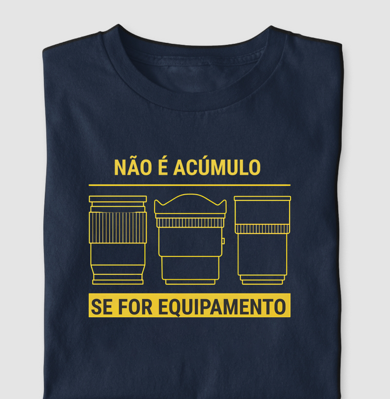 Não é acúmulo se for equipamento