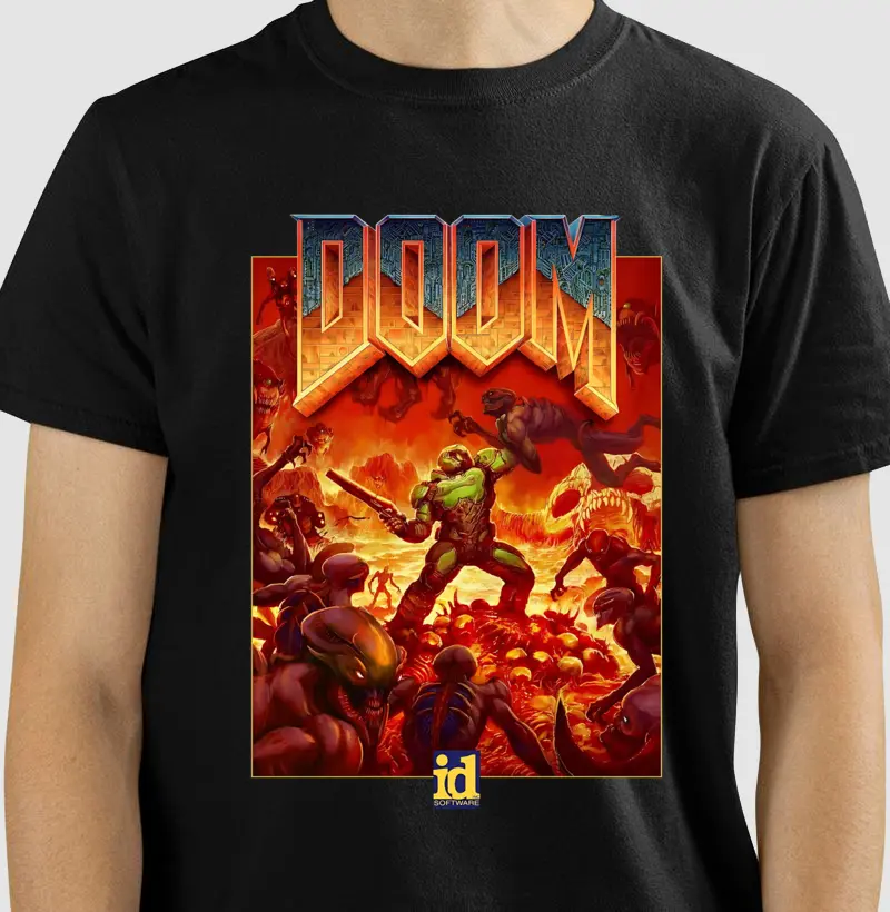 🔥 Camiseta Doom – Rip and Tear Since 1993
