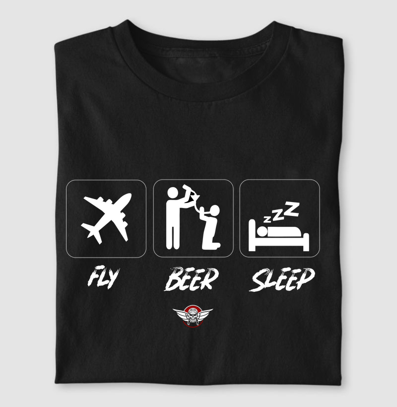 FLY BEER SLEEP 