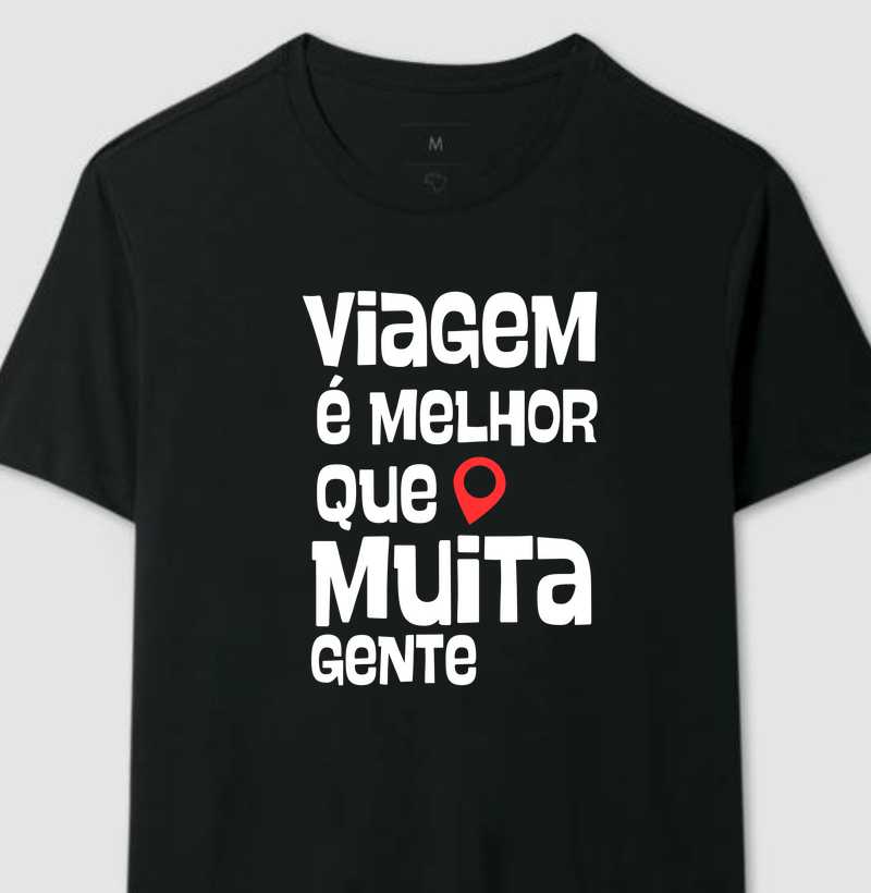 Viagem é melhor (Preta)