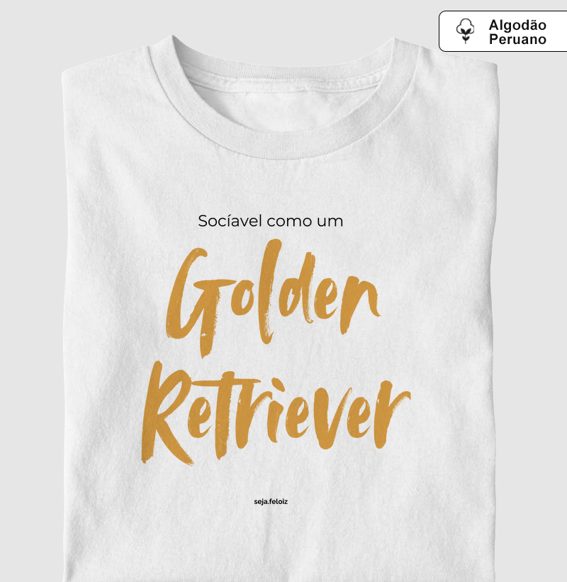 Sociável Como um Golden Retriever