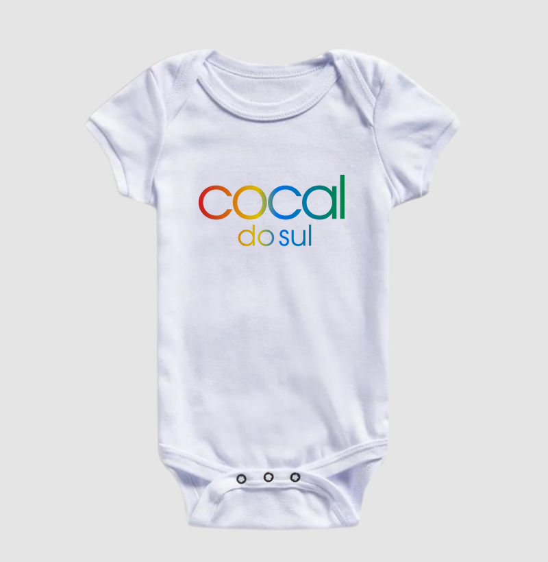 Body Infantil Cocal do Sul Cores da Bandeira