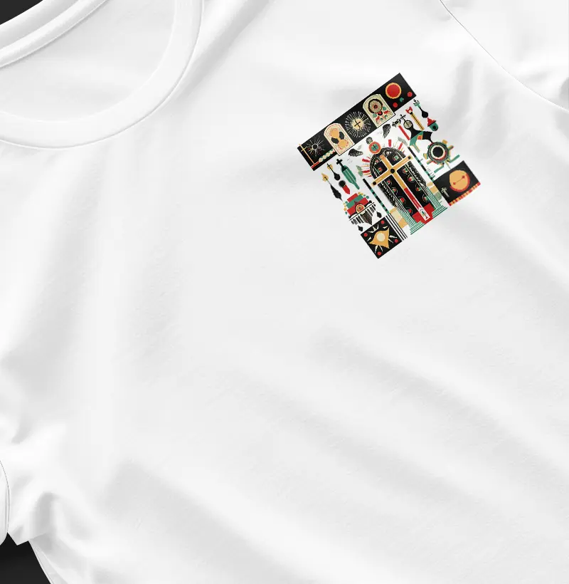 Blusa mosaico da fé