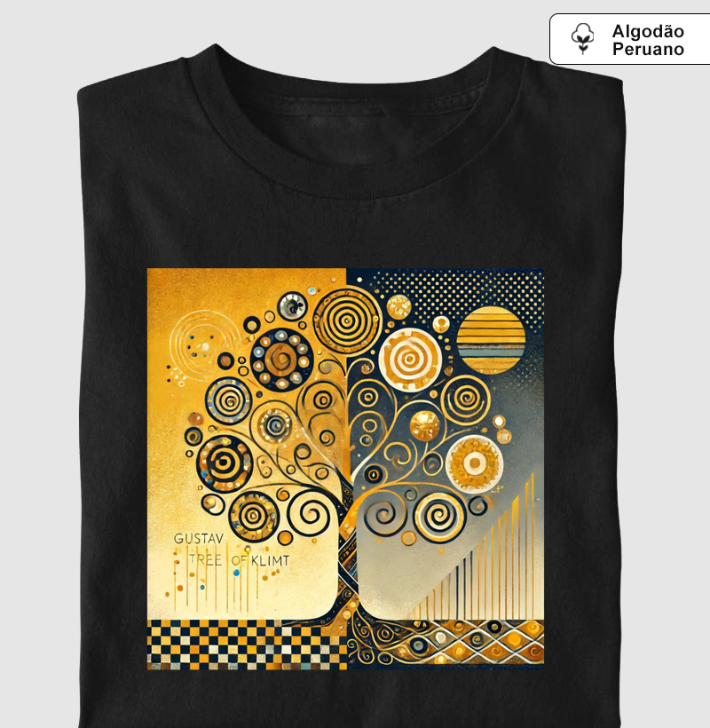 Camiseta Algodão Peruano Árvore da Vida