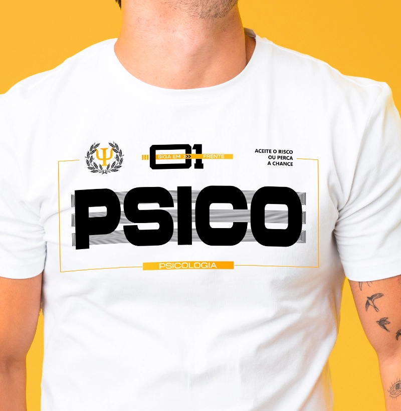 Camiseta Psicologia Premium - masculina