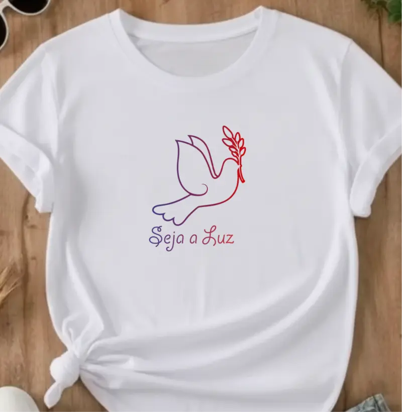 Camiseta Seja luz